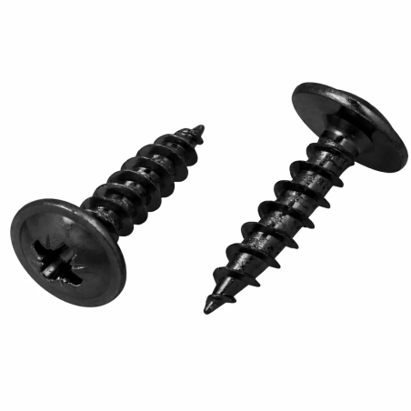 Wkręty podkładkowe do drewna 3 x 16 czarne 100 szt.