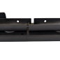 Aluminiowy mechanizm żaluzji ogrodowych - komplet czarny 107,60 cm