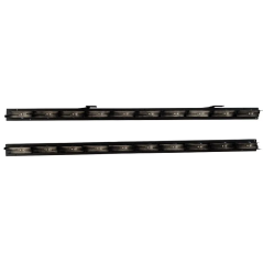 Aluminiowy mechanizm żaluzji ogrodowych - komplet czarny 89,80 cm