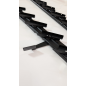 Metalowy mechanizm żaluzji ogrodowych - komplet czarny 89,60 cm