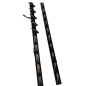 Aluminiowy mechanizm żaluzji ogrodowych - komplet czarny 90,20 cm