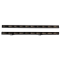 Aluminiowy mechanizm żaluzji ogrodowych - komplet czarny 90,20 cm