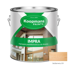 Koopmans IMPRA 2,5 l Bezbarwny UV – impregnat do drewna na zewnątrz